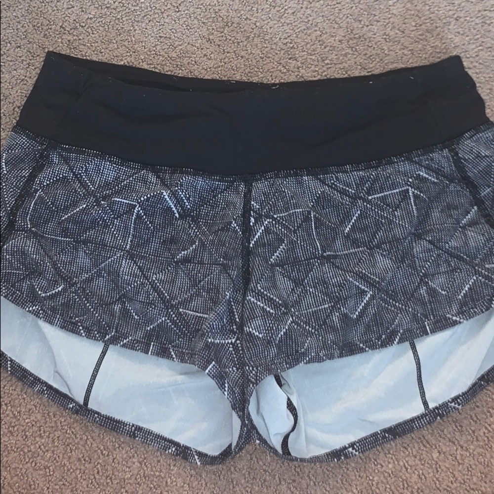 LULULEMON SPEED UP SHORTS// sz 2